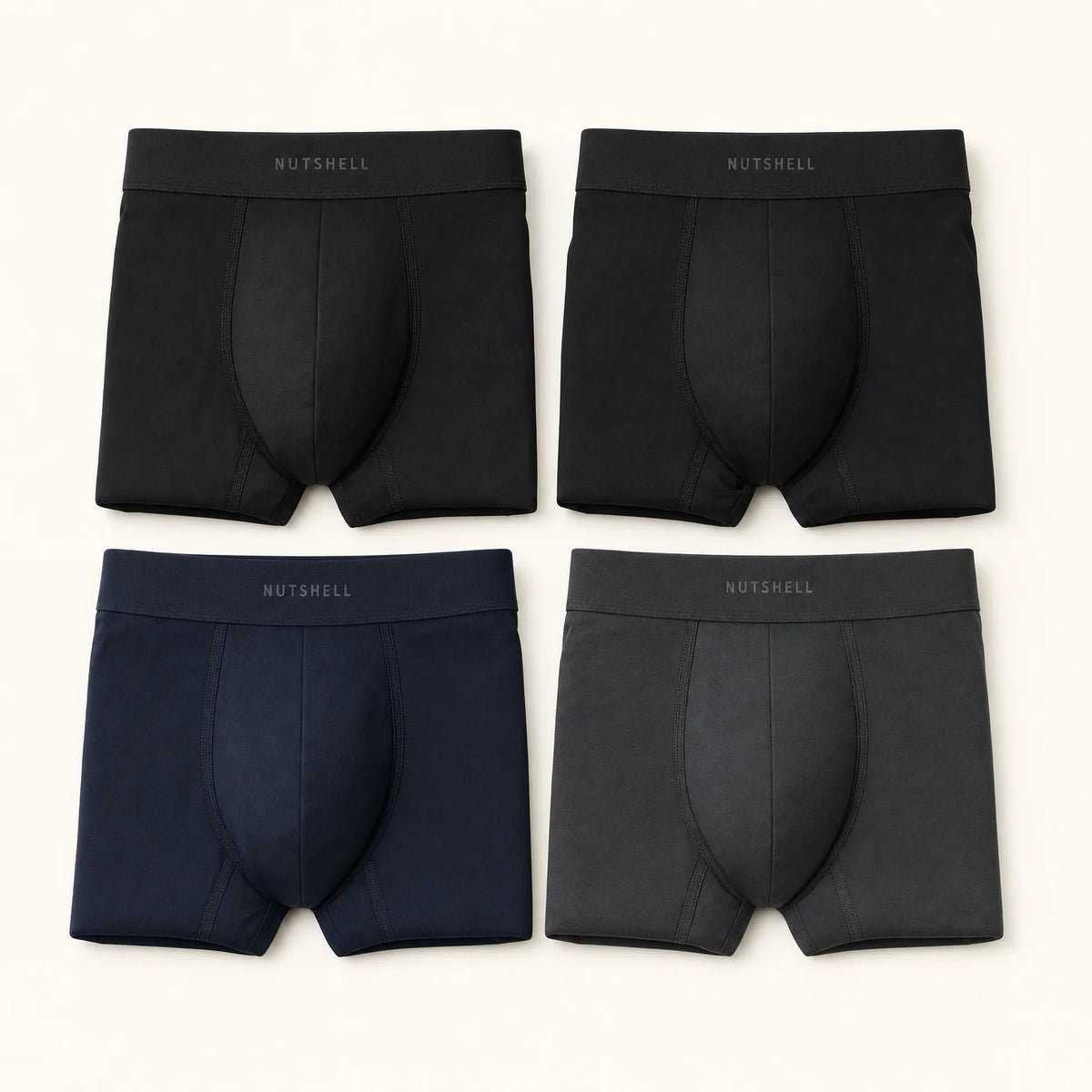 Vier NUTSHELL boxershorts
